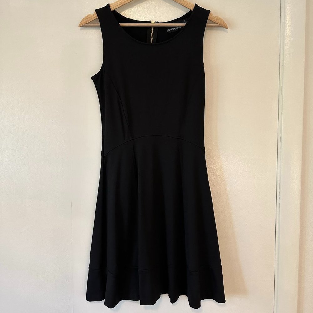 Cynthia Rowley Black Fit & Flare Cocktail Dress Size XS